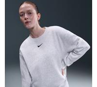 Nike Sportswear Phoenix Fleece Women's Oversized Crew-neck Sweatshirt - Brown - Cotton/Polyester L (UK 16-18)