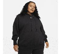 Nike Sportswear Phoenix Fleece Women's Oversized Pullover Hoodie - Black - Cotton/Polyester 3X Tall