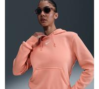 Nike Sportswear Phoenix Fleece Women's Pullover Hoodie - Orange - Cotton/Polyester XS (UK 4-6)