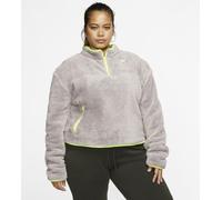 NIKE SPORTSWEAR SHERPA PLUSH FLEECE 1/4 ZIP TOP CQ5246-218 - WOMEN PLUS SIZE 2X