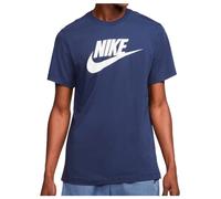NIKE AR5004-411 M NSW TEE ICON Futura T-Shirt Men's Midnight Navy/White Size L