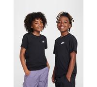 Nike Older Kids' T-Shirt - Black - Cotton L