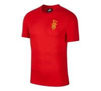 Nike Sportswear Sports Round Neck Short Sleeve Red CI9843-650 L