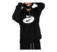 NIKE Sportswear Swoosh League Fleece Pullover Hoodie 'Black' DM5458-010 XS