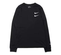 Nike Sportswear Swoosh LS Tee Round Neck Long Sleeves US Edition Black CK2259-010 S