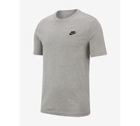 Nike Sportswear T-Shirt Grey Black Logo - L