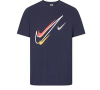 Nike Sportswear T Shirt Multi Swoosh Logo Crew Neck