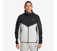 Nike Tech Men's Full-Zip Windrunner Hoodie - Black - Cotton/Polyester M