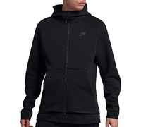 Nike Sportswear Tech Fleece, Men's Sport Hooded Jacket - Black/Black, XX-Large