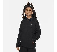 Nike Sportswear Tech Fleece Older Kids' (Boys') Pullover Hoodie - Black - Cotton/Polyester XS