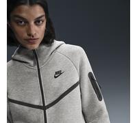 Nike Sportswear Tech Fleece Windrunner Women's Full-Zip Hoodie - Grey - Cotton/Polyester S (UK 8-10)