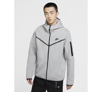 Nike Sportswear Tech Fleece Windrunner Zip Hoodie Sz L Grey Heather Black