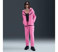 Nike Sportswear Tech Fleece Women's Mid-Rise Joggers - Pink - Cotton/Polyester M (UK 12-14)