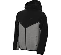 NIKE Sportswear Tech HV5867-064 Fleece Hooded Jacket for Older Children, Dark Grey Heather/Black/Black, M