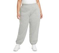 Nike Sportswear Trend Women's Fleece Pants (Plus Size) Dh1045-063, Dk Grey Heather/Matte Silver/White, 1X