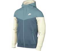 Nike Sportswear Windrunner DA0001-006 Men's Hooded Jacket, Smokey Blue/Denim Turq/Sail/Sail, L