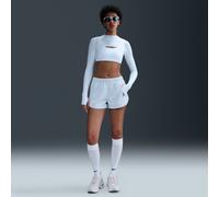 Nike Sportswear Windrunner Women's Mid-Rise 5cm (approx.) Shorts - Blue - Polyester/Elastane S (UK 8-10)