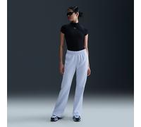 Nike Sportswear Windrunner Women's Mid-Rise Slim Knit Trousers - Blue - Polyester/Elastane XL (UK 20-22)