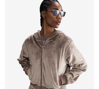 Nike Sportswear Womens Chill Knit Loose Velour Full Zip Hoodie