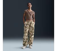 Nike Sportswear Women's Mid-Rise Oversized Camo Cargo Trousers - Brown - Cotton/Elastane S (UK 8-10)