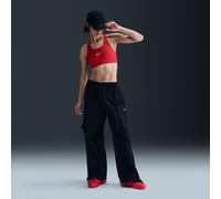 Nike Sportswear Women's Mid-Rise Oversized Cargo Trousers - Black - Cotton/Elastane XS (UK 4-6)