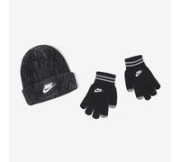 Nike Sportswear Younger Kids Two Tone Rib Peak Beanie Set 2 7Y