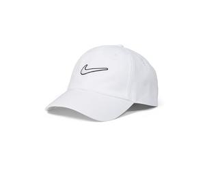 Nike Standard Club Unstructured Swoosh Cap, White/White