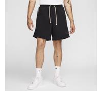 Nike Standard Issue Men's 20.5cm (approx.) Dri-FIT Fleece Basketball Shorts - Black - Polyester/Cotton L Extra Tall