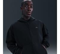 Nike Standard Issue Men's Therma-FIT Full-Zip Basketball Hoodie - Black - Polyester/Cotton XL Extra Tall