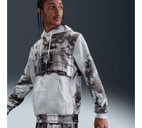 Nike Standard Issue Men's Therma-FIT Pullover Basketball Hoodie - Grey - Polyester/Cotton S