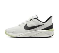 Nike Star Runner 4 Younger Kids Shoe DX7614, Summit White Black Barely Volt, 4 UK