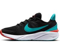 Nike Star Runner,Boys Black Shoe,Rubber Sole,Model DX7615 009 Black/Dusty Cactus (Black, EU Footwear Size System, Teenager, Size, Medium, 6.5), Black, 38.5 EU