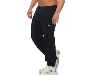 NIKE Stitch Cuffed Club Sweat Pants Mens Sport Trousers Training Navy Blue