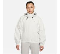 Nike Storm-FIT Swift Jacket for Women - Pale Ivory/Black, Ideal for Running in All Weather