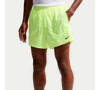 Nike STRIDE 5IN Running shorts Men - neon yellow, silver, Size L