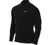 Nike Stride Dri-Fit Midlayer Running Top with Half Zip for Men, Black/Reflective Silv, HV2180-010, L