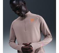 Nike Stride 'Eliud Kipchoge' Men's Dri-FIT 1/4-Zip Running Top - Brown - Polyester/Elastane M
