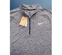 Nike Stride Men's Dri-FIT 1/4 Zip Running Top Thunder Blue Heather Silver 2XL