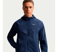 Nike Stride Men's Repel UV Running Jacket - Blue - Nylon M