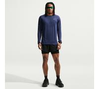 Nike Stride Running shirt Men - dark blue, silver, Size XXL