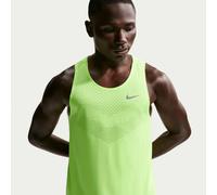 Nike Stride Running shirt Men - neon yellow, silver, Size L