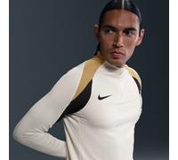Nike Strike Men's Dri-FIT Football 1/2-Zip Drill Top - Brown - Polyester/Elastane M