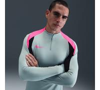 Nike Strike Men's Dri-FIT Football 1/2-Zip Drill Top - Grey - Polyester/Elastane XS
