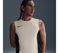Nike Strike+ Men's Dri-FIT Sleeveless Football Top - Brown - Polyester XS