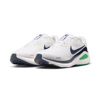 Nike Structure 26 Men's Running Shoes | UK 10 in White/Midnight Navy/Green Spark