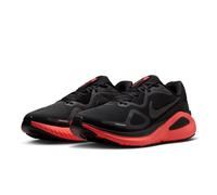 Nike Structure 26 Men's Running Shoes | UK 8 in Black/Bright Crimson/Dark Smoke Grey
