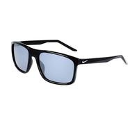 Nike NIKE FIRE L P FD1819 010 Unisex Sunglasses Bio-inject Black Silver Squared Polarized Flash