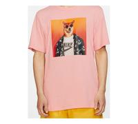 Nike Sunglasses Printing Round Neck Short Sleeve Pink Red Pinkred CT6313-697 S