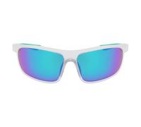 Nike NIKE WINDTRACK RUN EV24003 902 Man Sunglasses Bio-inject Transparent Green Squared Normal Mirror