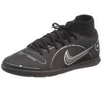 NIKE Superfly 8 Club IC Unisex Adult Sneaker, Black Metallic Silver Medium Ash, 9.5 UK